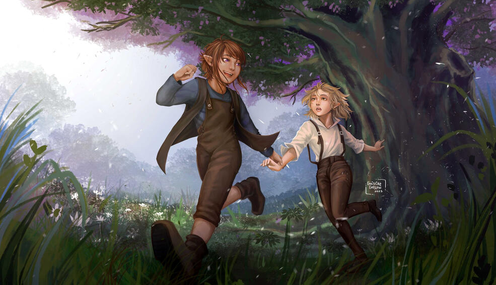 Premium (Full Body Full Scenery) [start at 250$] - Full Colour High res jpg png, simple-complicated background, 1-3 figure, a week to a month work, max 3-4x revision (+$40/figure, If you want to added more figure)